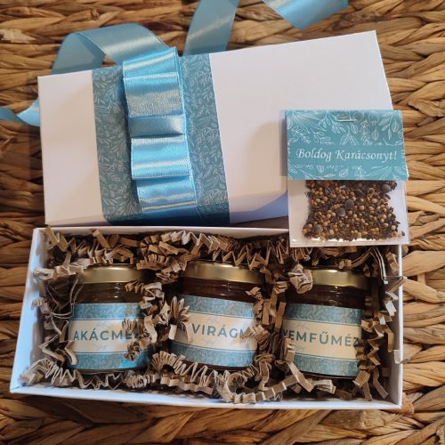 Mézes harmónia exkluzív mézválogatás ajándékcsomag