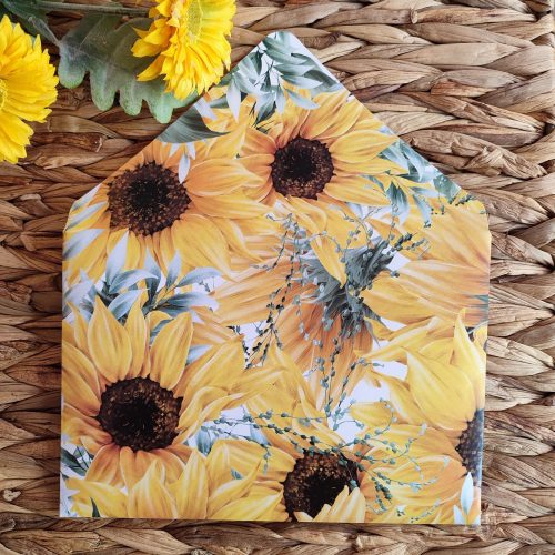 Kézműves boríték, "Napraforgós design