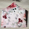 Kézműves boríték, "Blush pink peonies" design