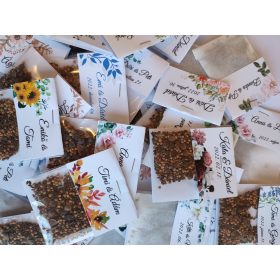   Virágmagos köszönőajándék, egyedi tervezéssel, nagy tételben