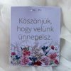 Virágmagos köszönőajándék papírtasakban, "Bloom" design