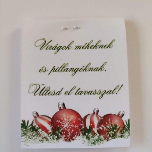 Virágmagos csomagocska Karácsonyra, 14