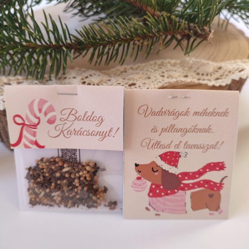 Virágmagos csomagocska Karácsonyra, 22
