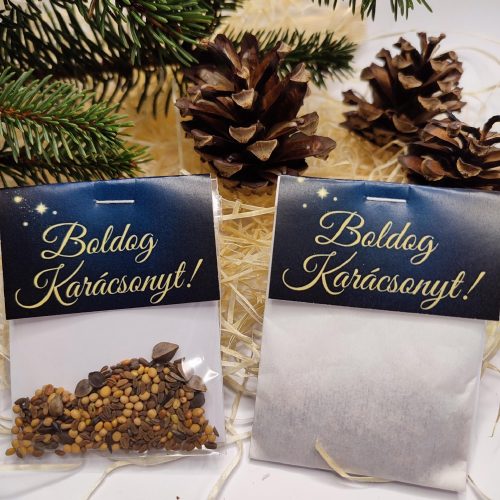 Virágmagos csomagocska Karácsonyra "9"