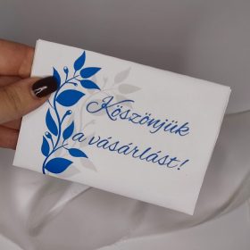   Virágmagok miniborítékban "kék leveles" mintával