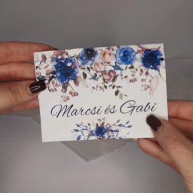   Virágmagok miniborítékban "Indigó rózsás" mintával