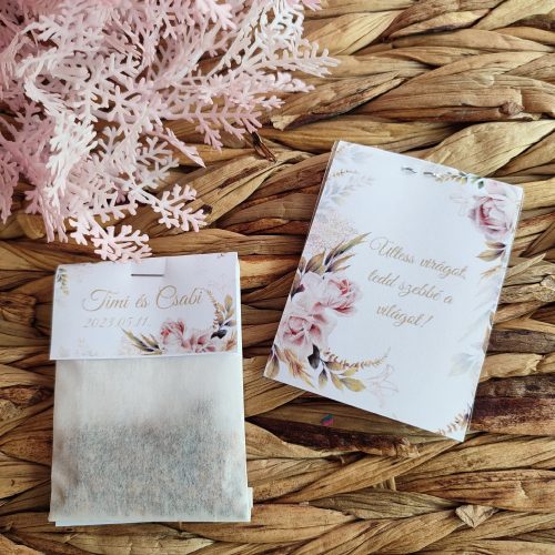 Virágmagos köszönőajándék, "Indián nyár" design