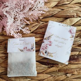   Virágmagos köszönőajándék, "Indián nyár" design, papírtasakkal