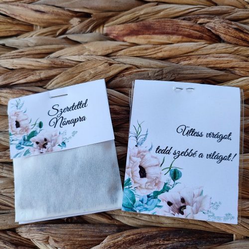 Virágmagos csomagocskák Nőnapra "8"