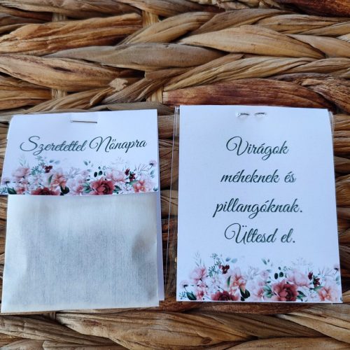 Virágmagos csomagocskák Nőnapra "10"