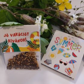 Virágmagos csomagocska évzáróra, 1