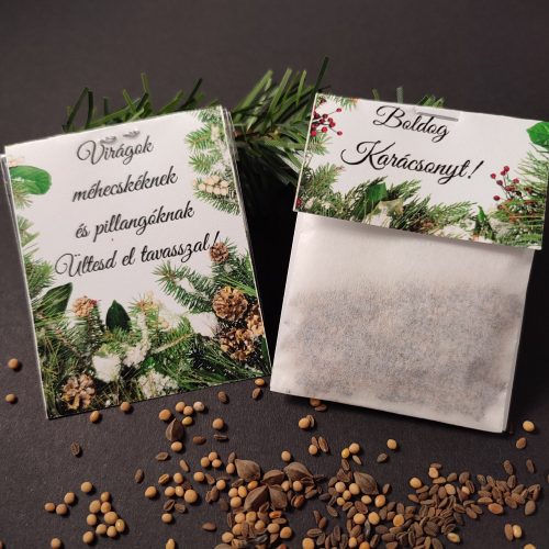 Virágmagos csomagocska Karácsonyra, "1"