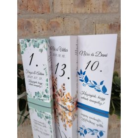 Menüháromszög, egyedi tervezés alapján