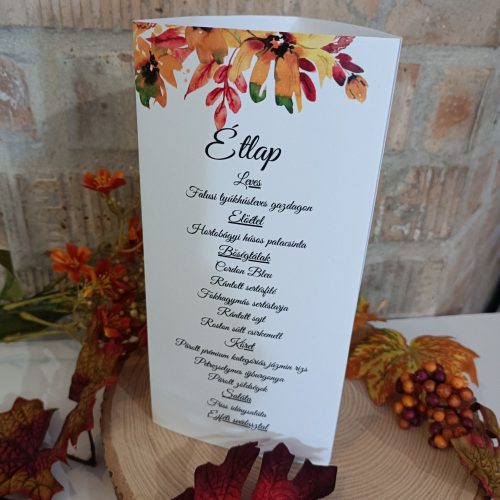 Menüháromszög, őszi avar