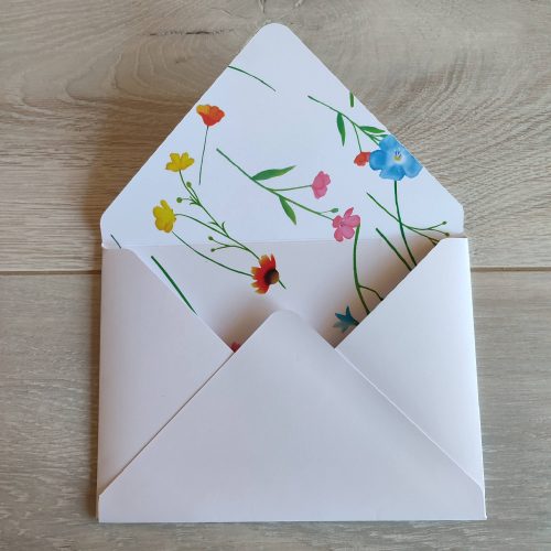 Mezei virágos esküvői meghívó szett