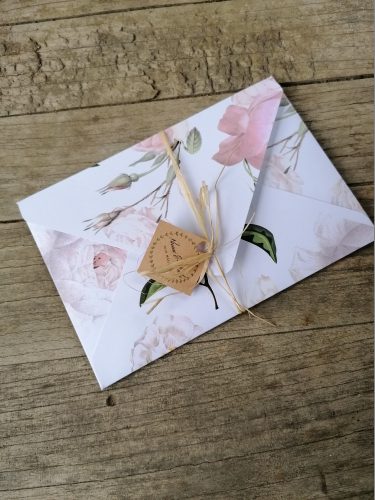 Romantikus esküvői meghívó szett