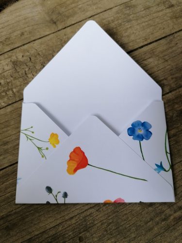 Vadvirágos esküvői meghívó szett