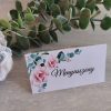 Ültetőkártya magnólia virágokkal