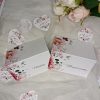 Ültetőkártyák esküvőre "Blush pink peonies" design