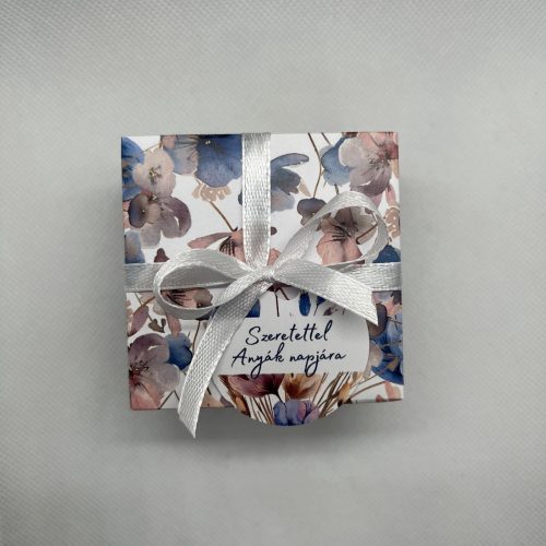 Kézműves Mézes Doboz Egyedi Üzenettel és Virágmagos Ajándékkal